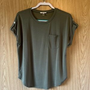 Cable & Gauge Olive Green Short Sleeve Tee